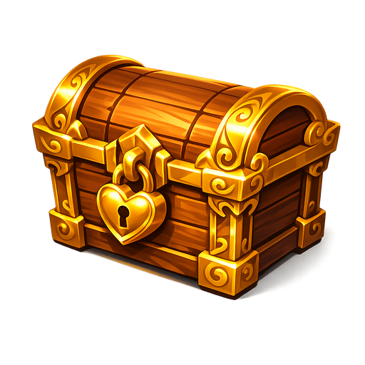 A jeweled mystery chest, closed
